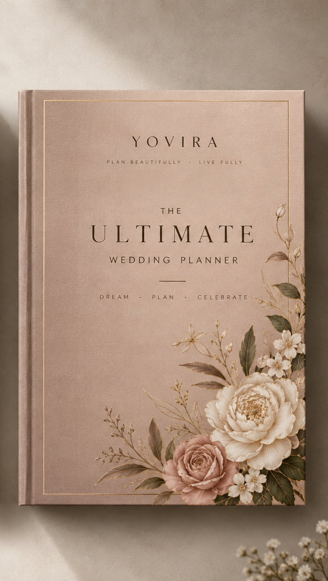 YOVIRA Ultimate Wedding Planner — fillable and printable